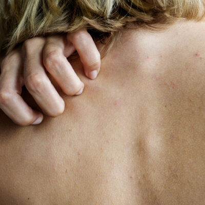 back of woman