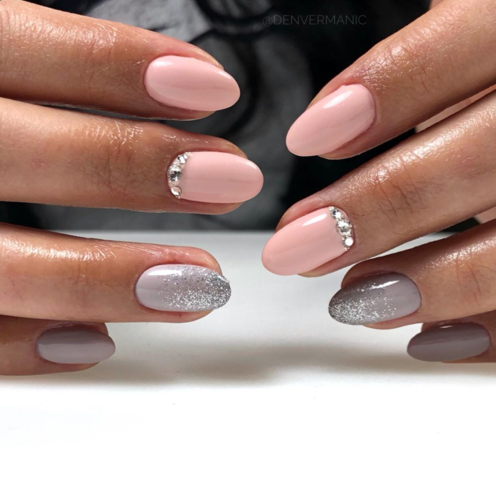 glitter nails