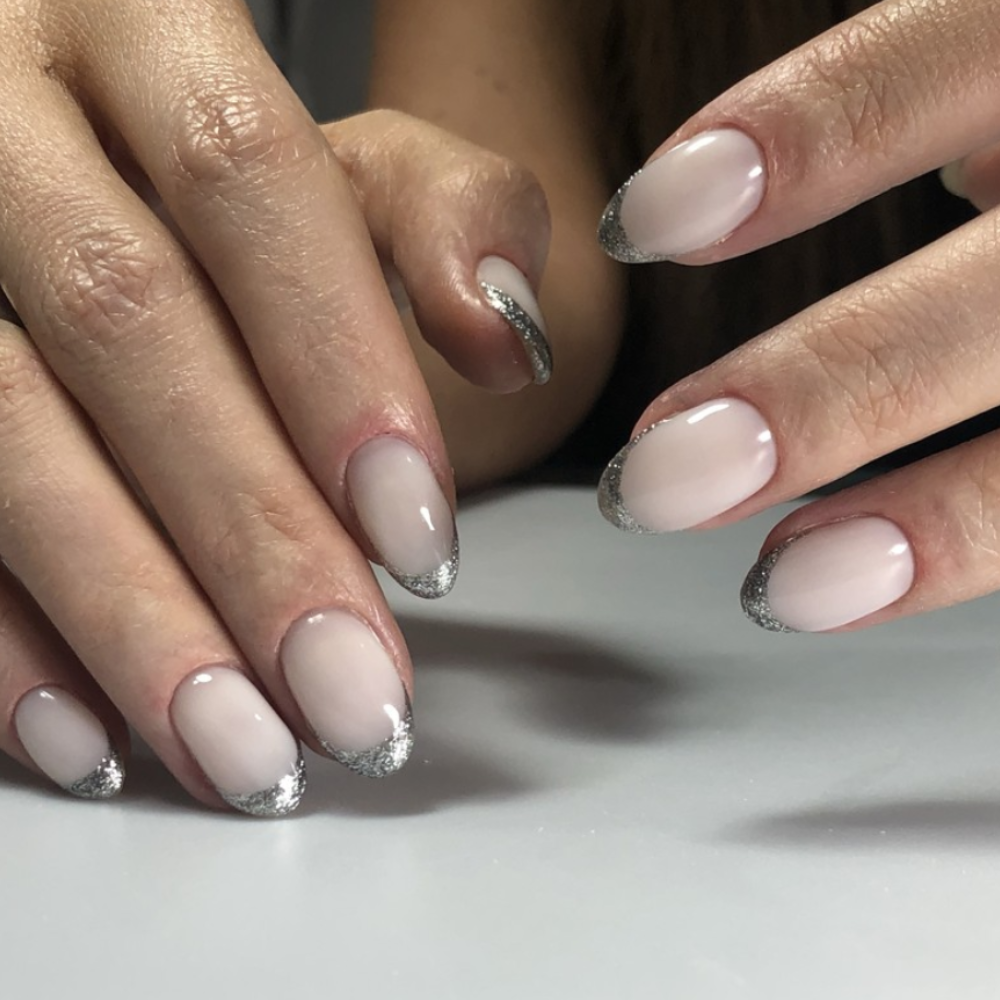 glitter nails