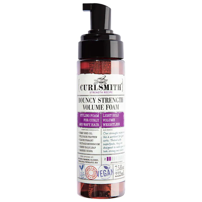 Curlsmith Bouncy Strength Volume Hair Foam
