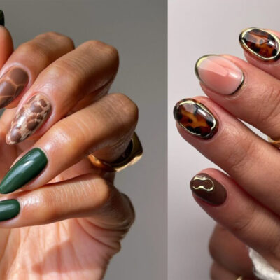uñas animal print