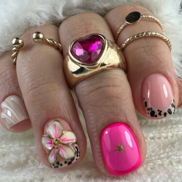 Uñas polka dots