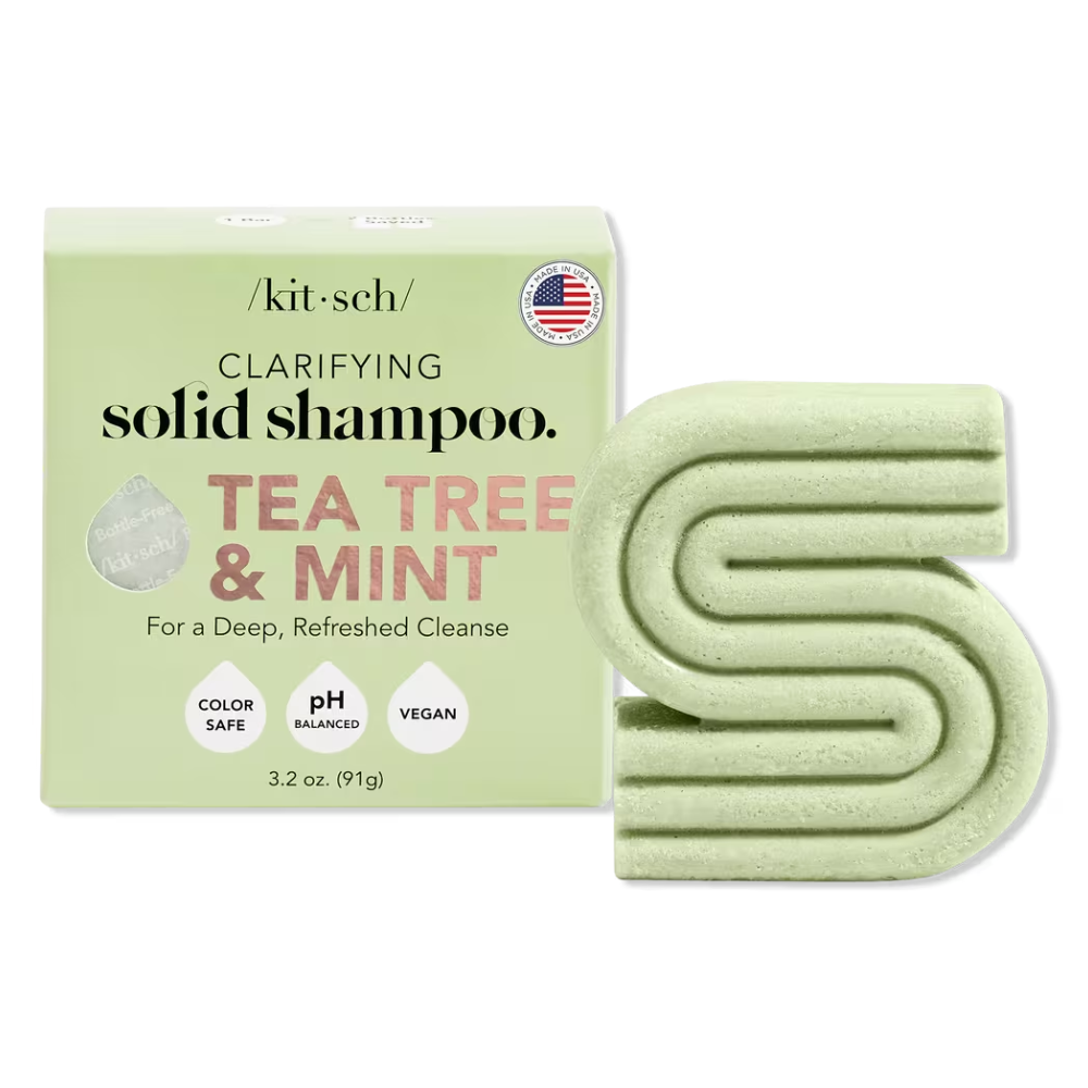 Kitsch Tea Tree & Mint Clarifying Hair Shampoo Bar