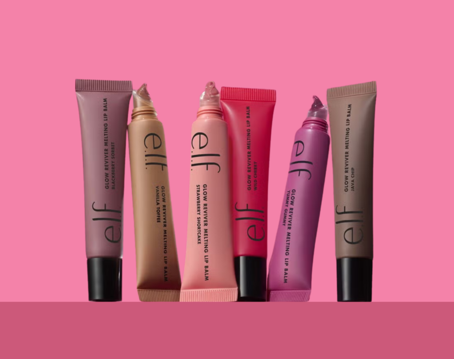 glow reviver melting lip balm de elf