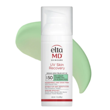 EltaMD UV Skin Recovery Red Color Correcting Green Tint SPF 50