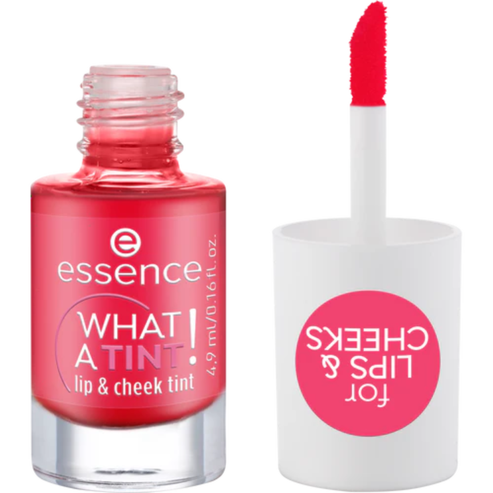 essence rubor rojo,  What A Tint! Lip & Cheek Tint de essence Cosmetics