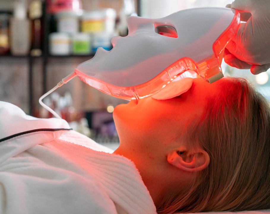 terapia de luz para cuidado de la piel