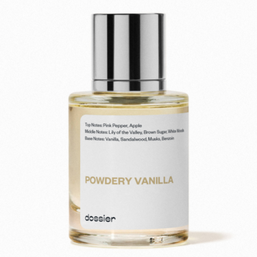 fragancias de dossier powdery vanilla