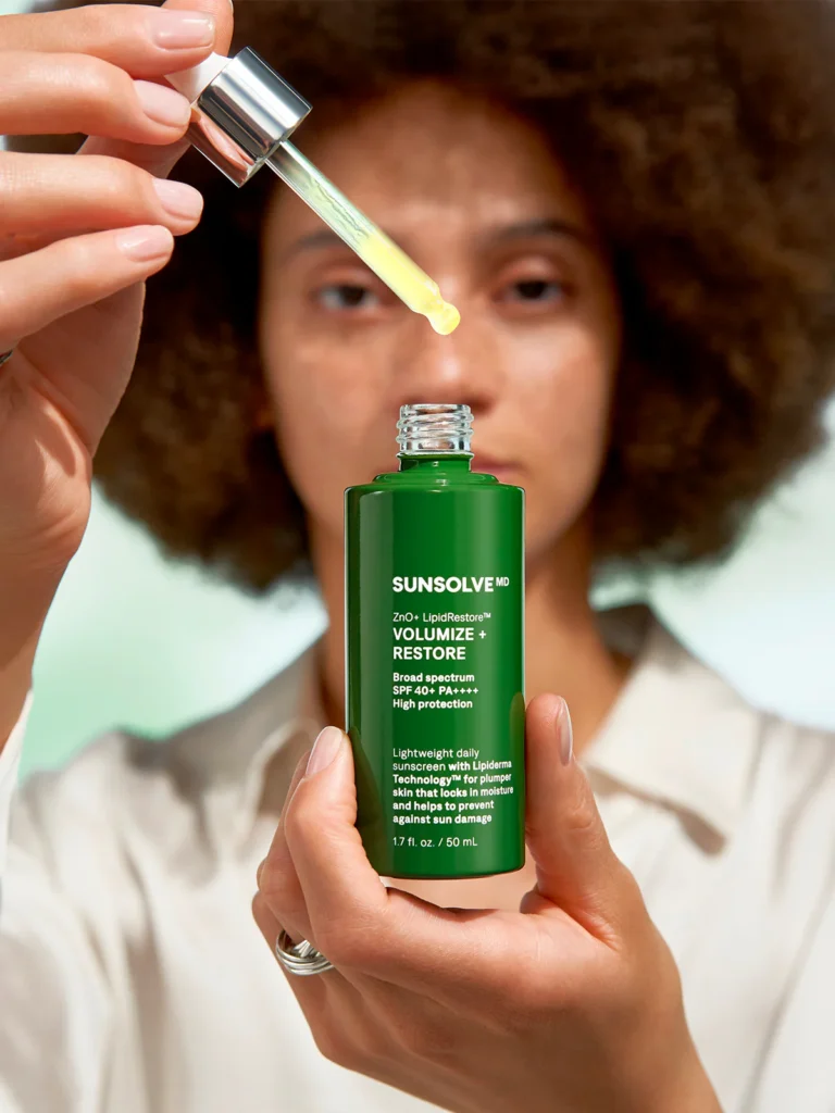 sunsolvemd Volumize Skincare SPF, protector solar